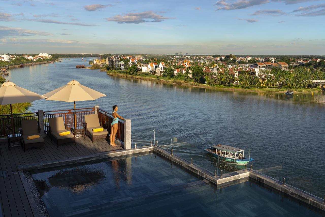 Little Riverside Hoi An . A Luxury Hotel & Spa Buitenkant foto View of the lagoon from the hotel