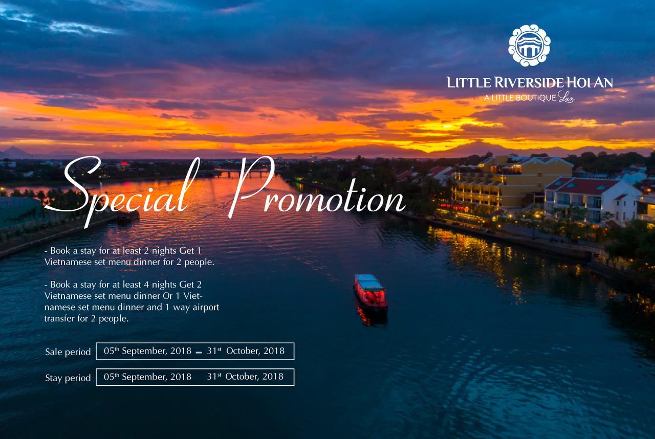 Little Riverside Hoi An . A Luxury Hotel & Spa Buitenkant foto Little Riverside Hotel