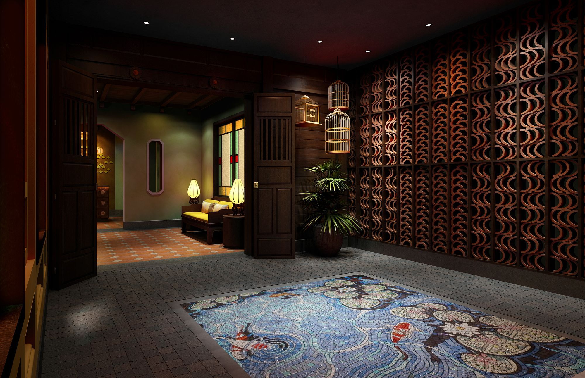 Little Riverside Hoi An . A Luxury Hotel & Spa Buitenkant foto Interior of a traditional Chinese house